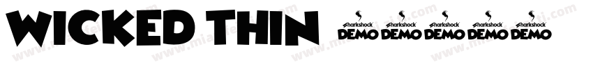 wicked thin字体转换